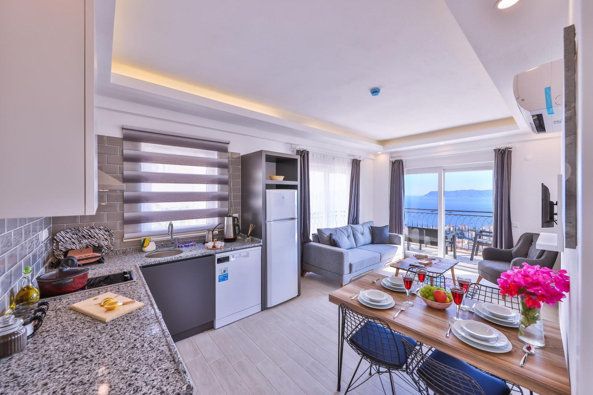 Panorama Suite Apart Otel Kaş Exteriér fotografie